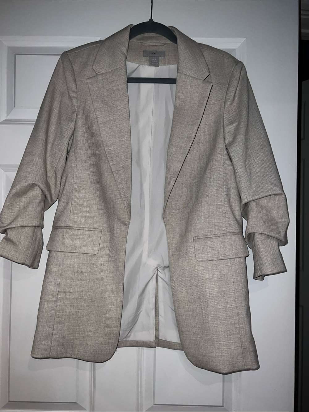 Light Beige Women's Blazer - Neutral Tailored Jacket